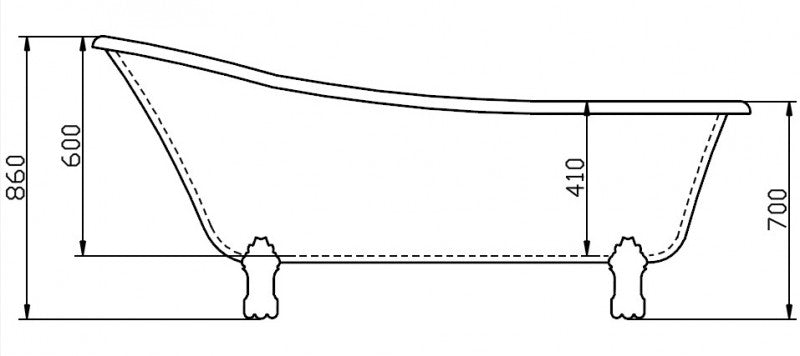 Bañera exenta PARIS PREMIUM