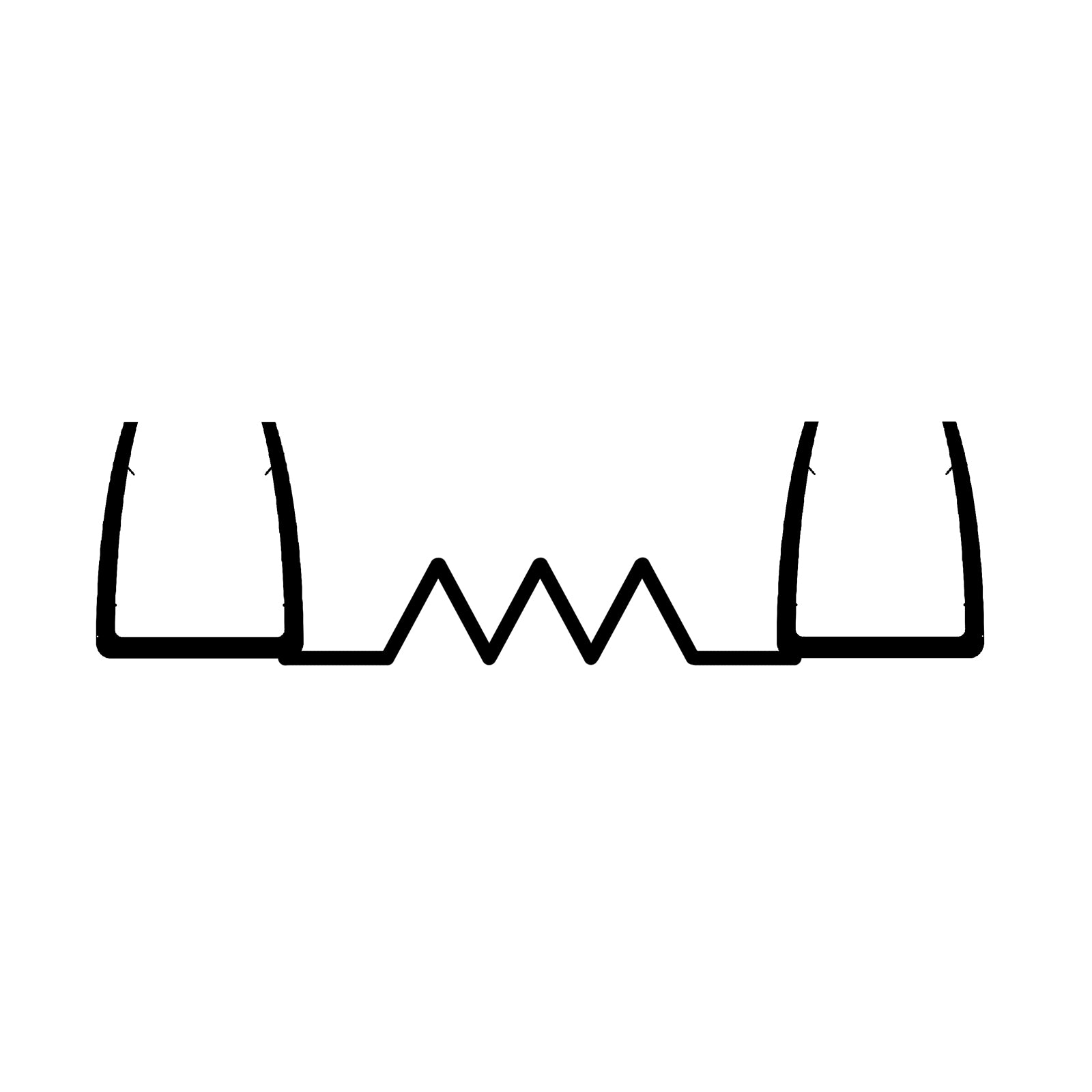 Junta de ducha para puerta plegable - perfil concertina