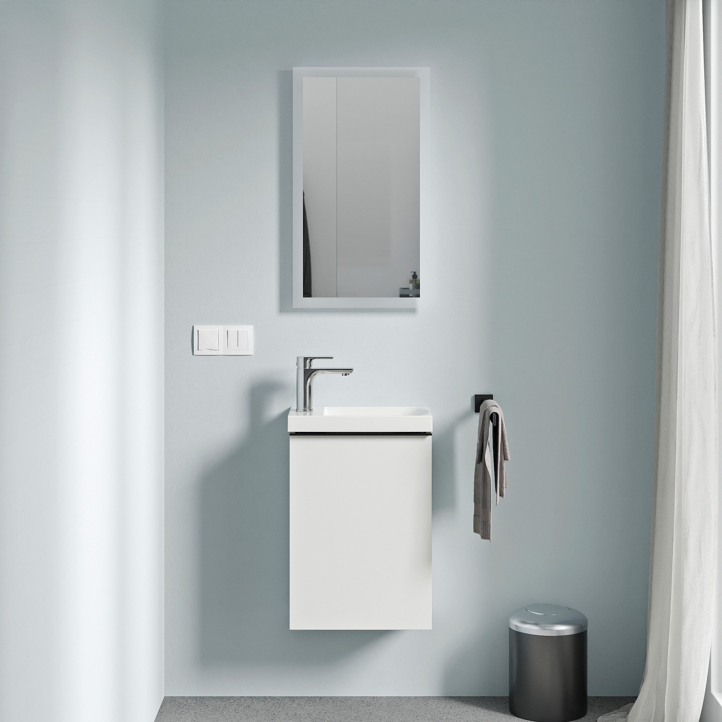 Conjunto de muebles de baño VIREO 40 cm con lavabo