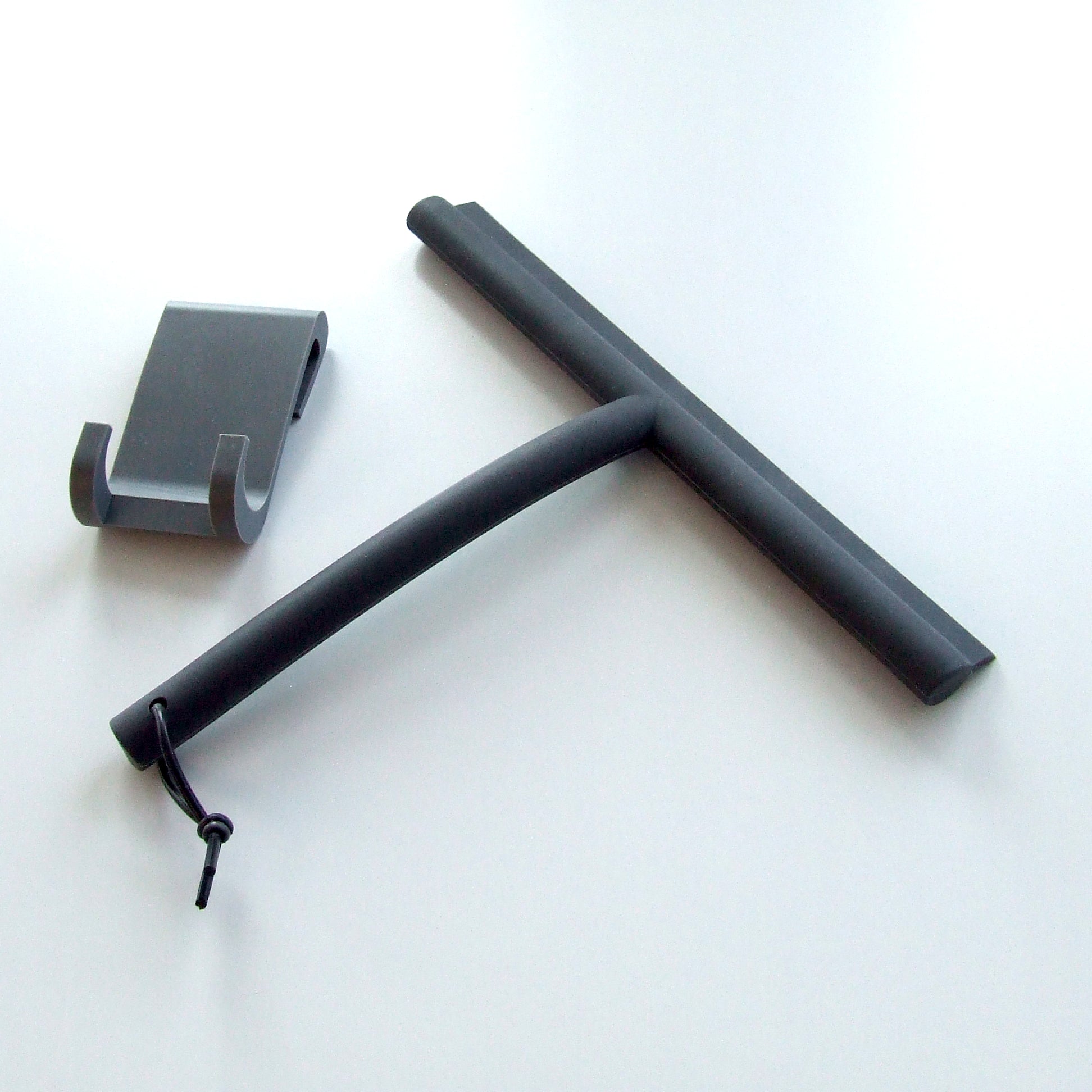 Escobilla de ducha de acero inoxidable con mango