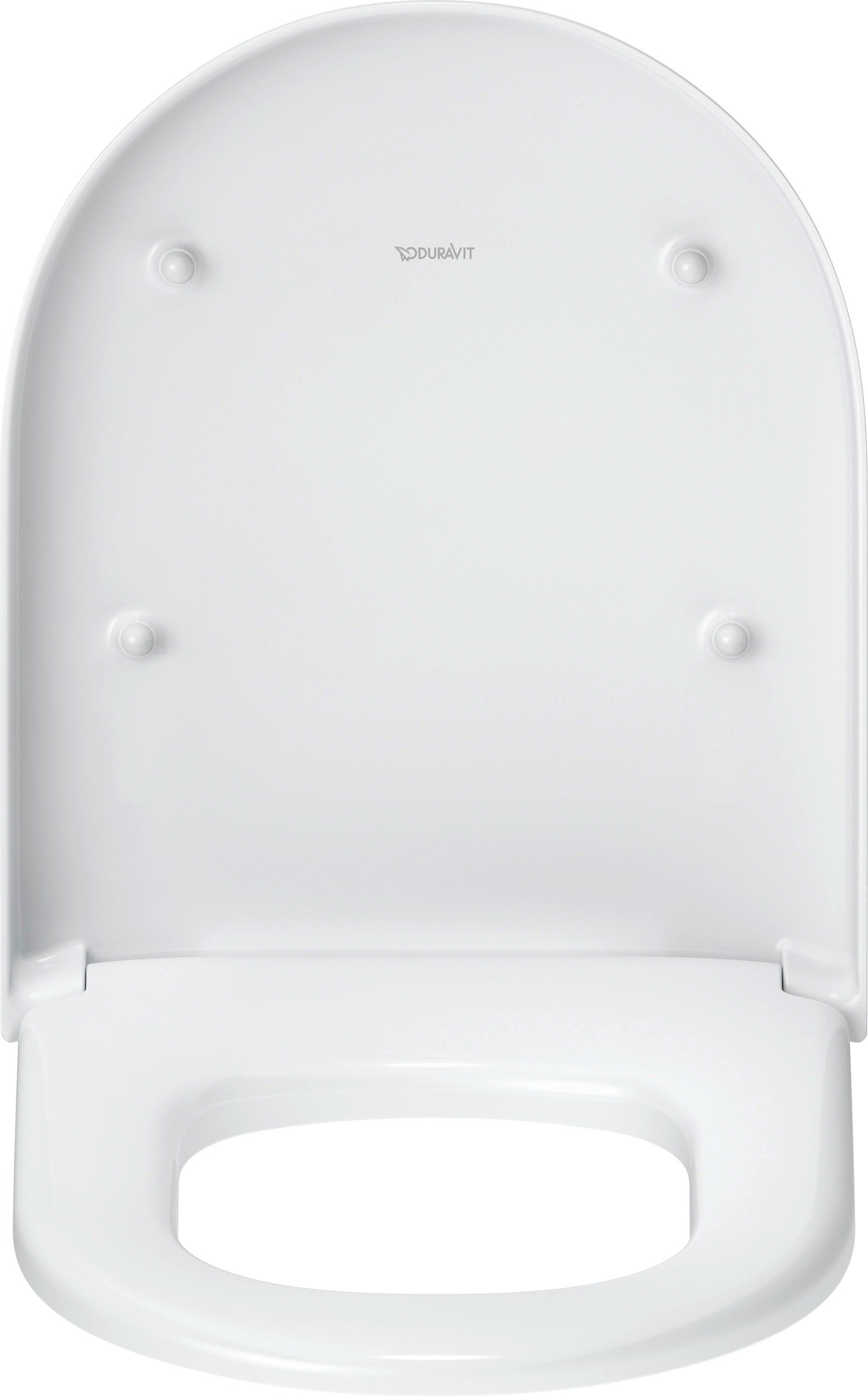 Asiento de inodoro universal Duravit Univavo con cierre amortiguado, redondo