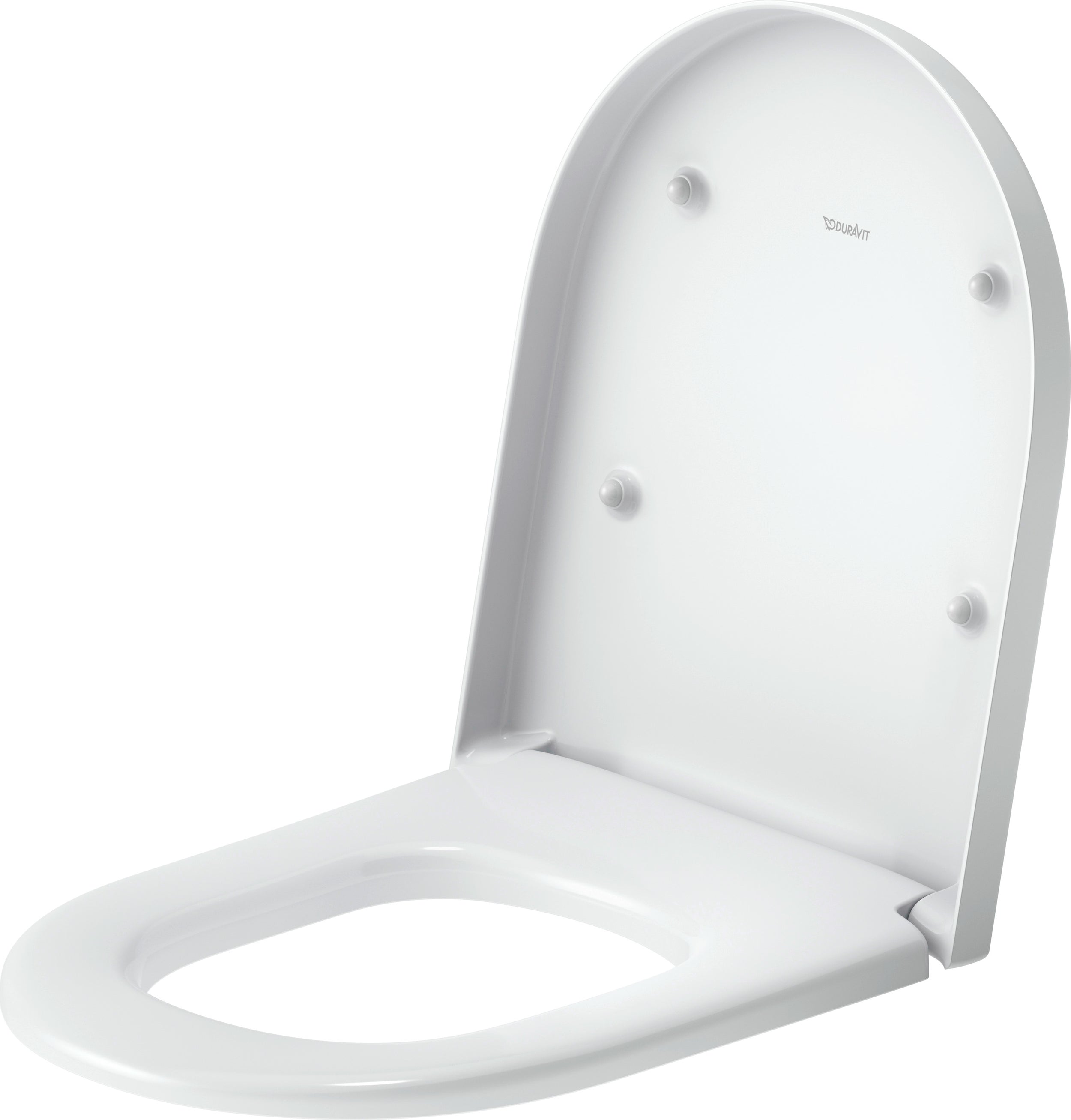 Asiento de inodoro universal Duravit Univavo con cierre amortiguado, redondo