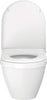 Duravit Asiento de WC universal con cierre amortiguado en blanco para Starck 3