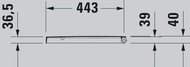 Asiento de WC universal Duravit con mecanismo Soft-Close para ME by Starck