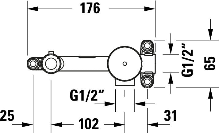 Duravit cuerpo empotrado