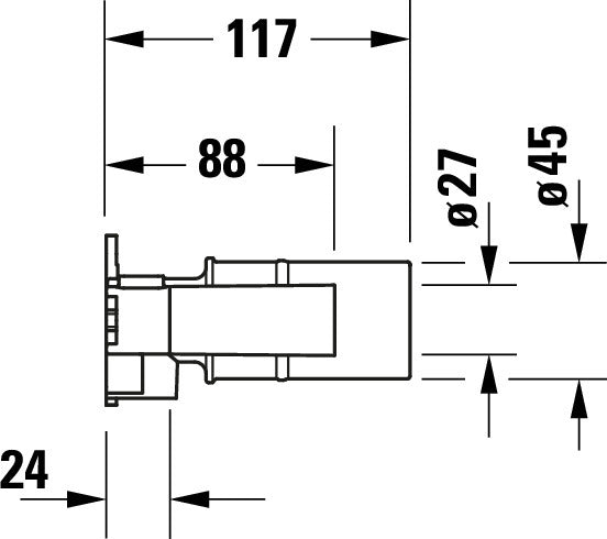 Duravit cuerpo empotrado