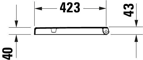 Asiento de inodoro universal Duravit Univavo con cierre suave