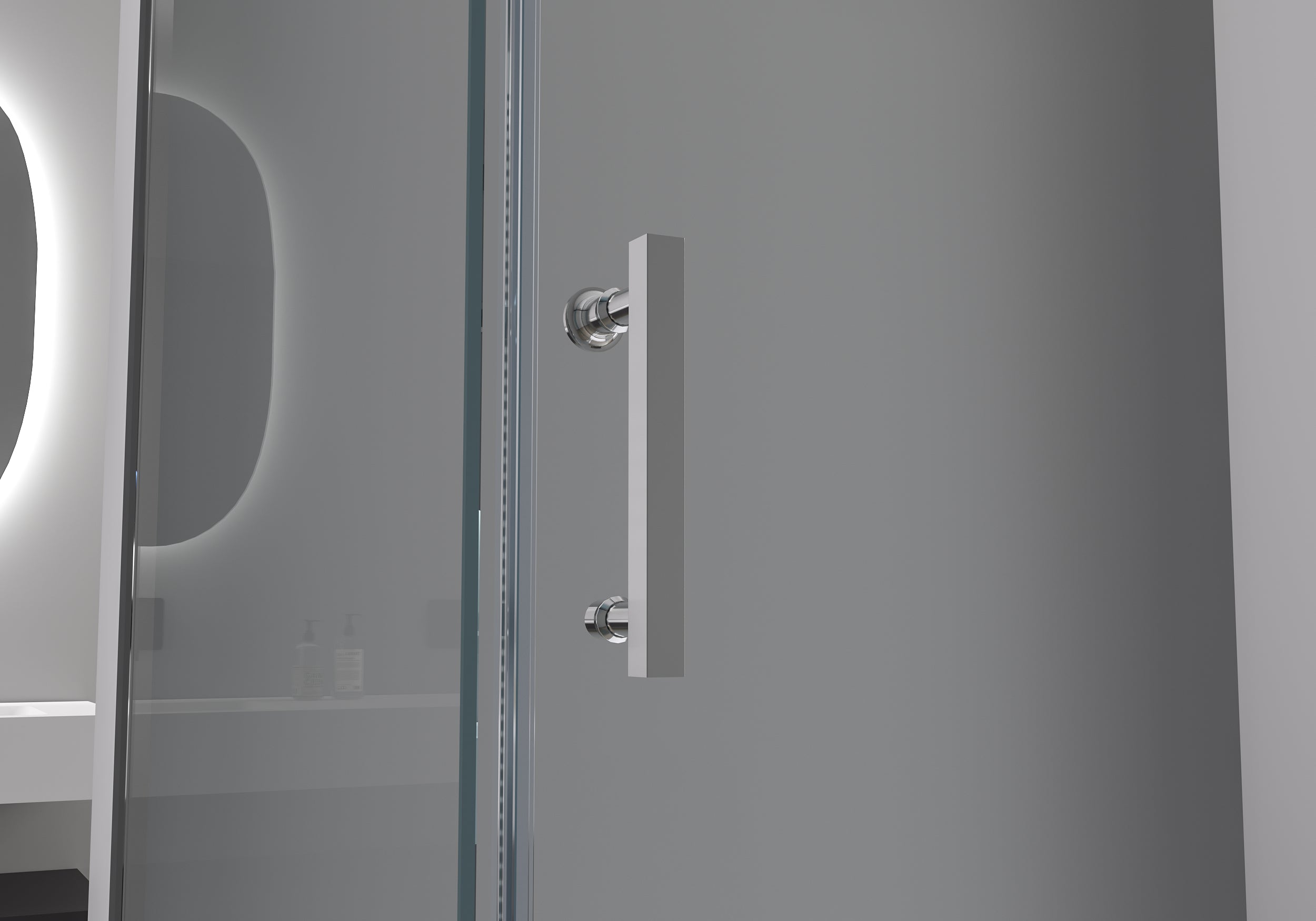 Cabina de ducha con puerta corredera EX806