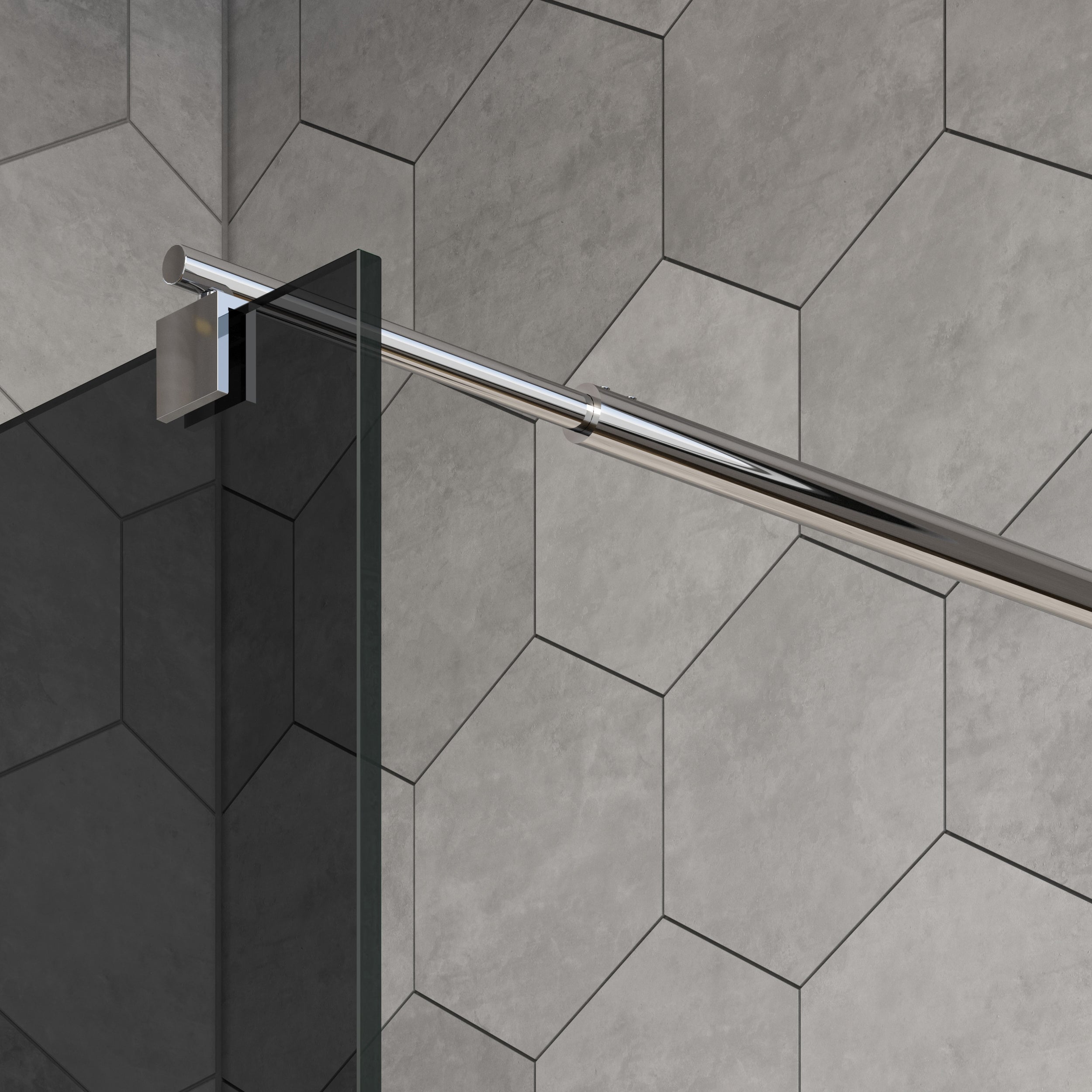 Mampara de ducha Walk-In Nano real glass EX101