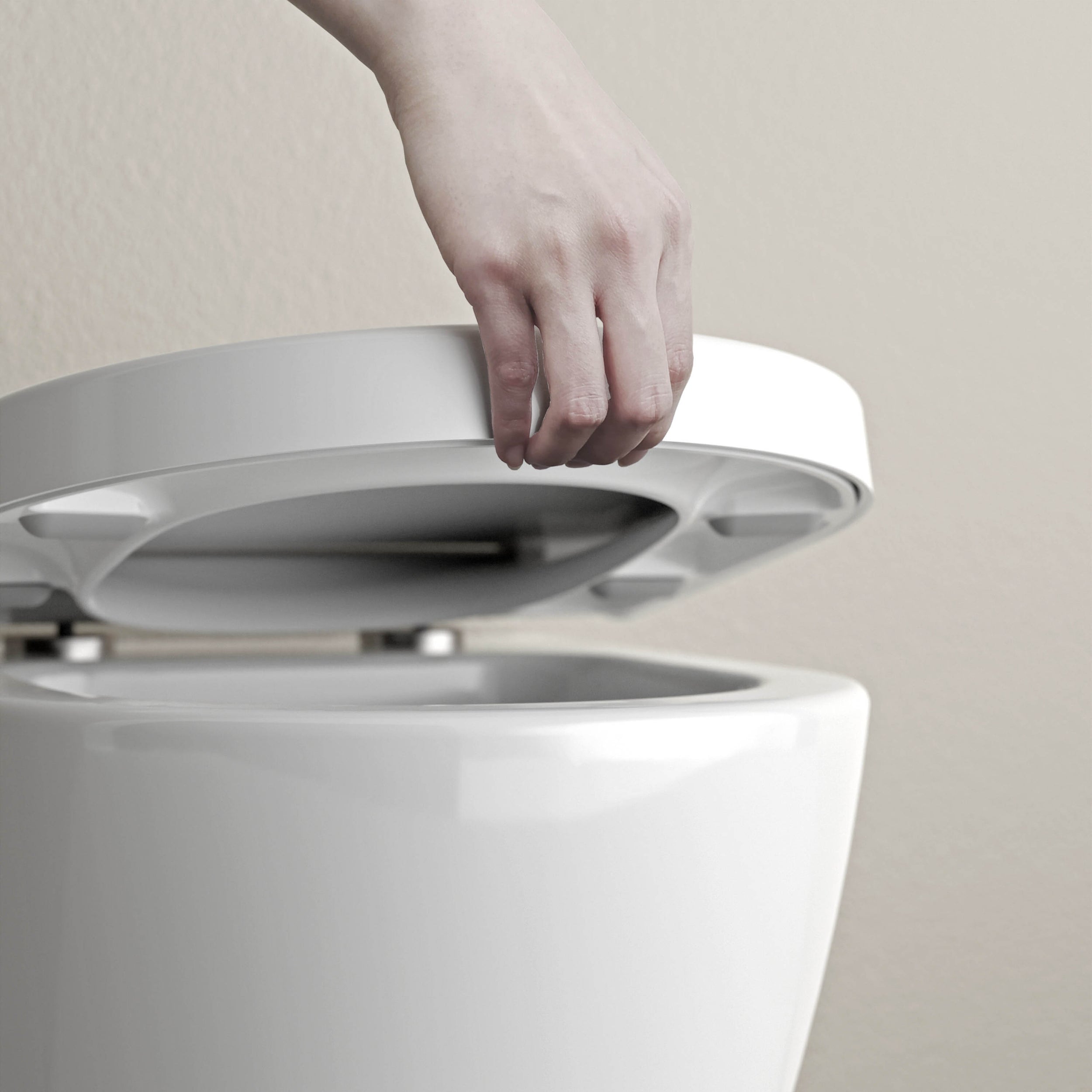 Tapa con cierre suave Asiento WC Tapa de recambio U1009