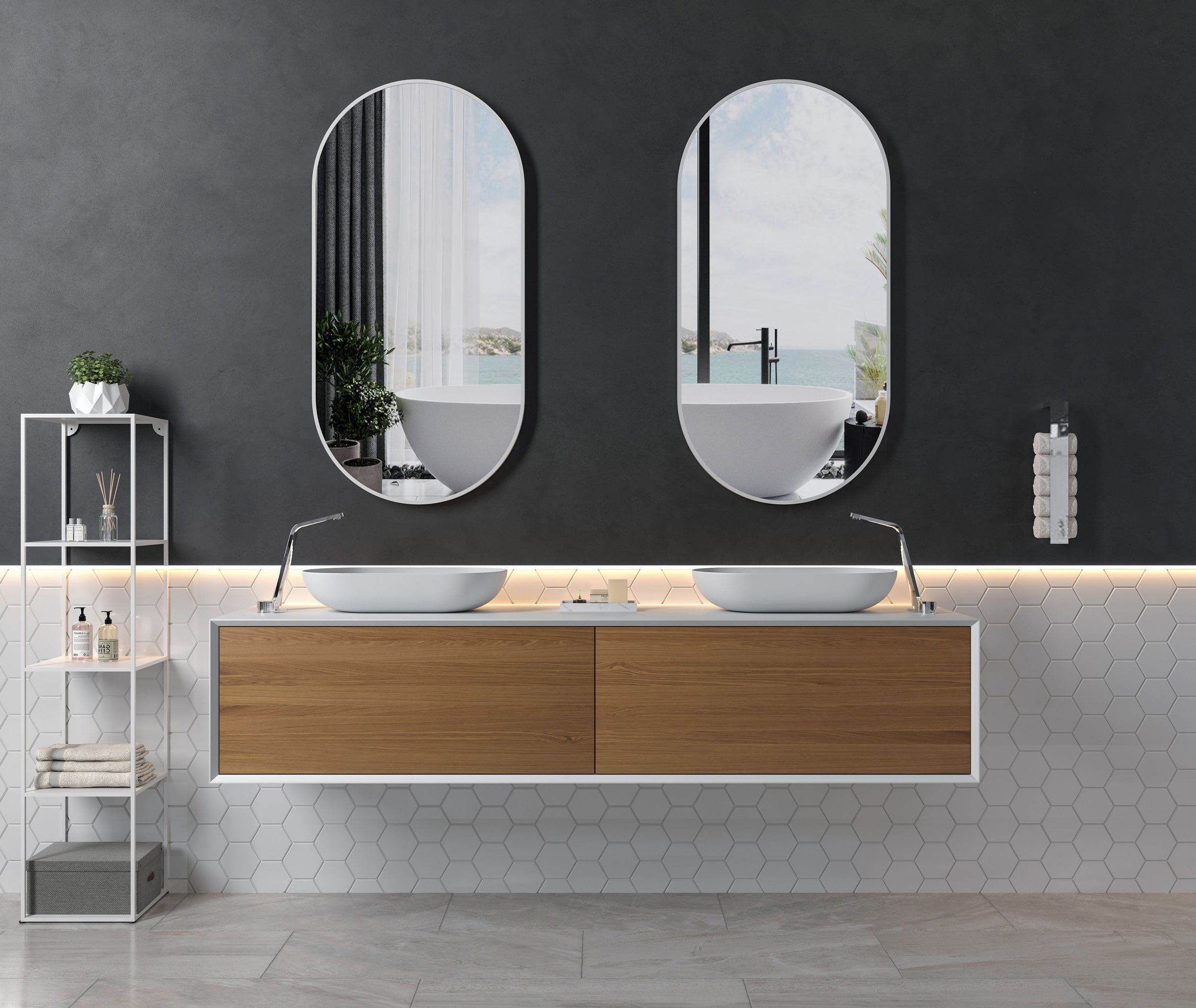 Lavabo de sobreponer O-540