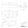 Mueble lavabo ARCTIC 1800