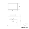 Mueble de cuarto de baño lavabo LAVOA 60 cm