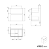 Mueble lavabo VIREO 60 cm