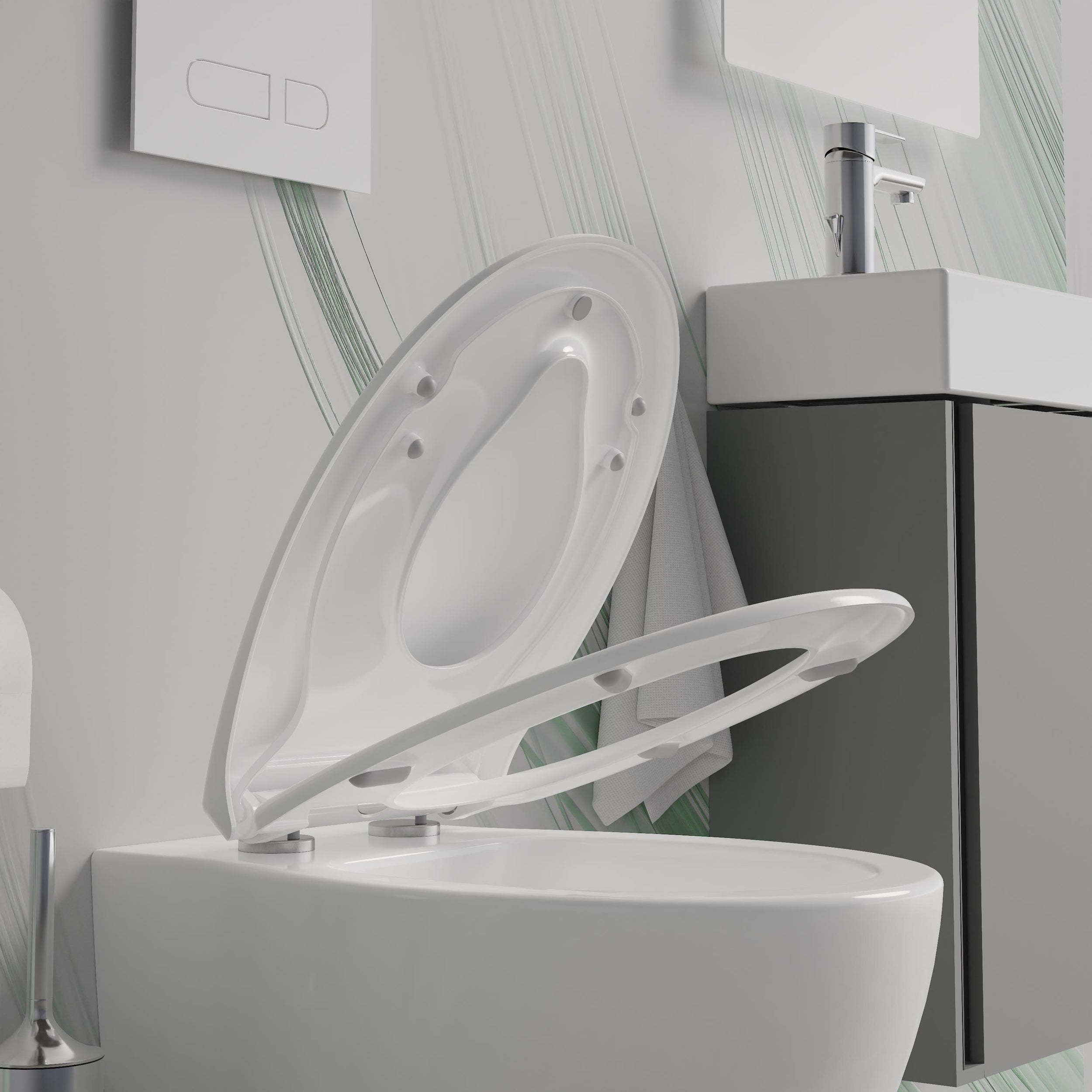 Tapa de WC con cierre suave