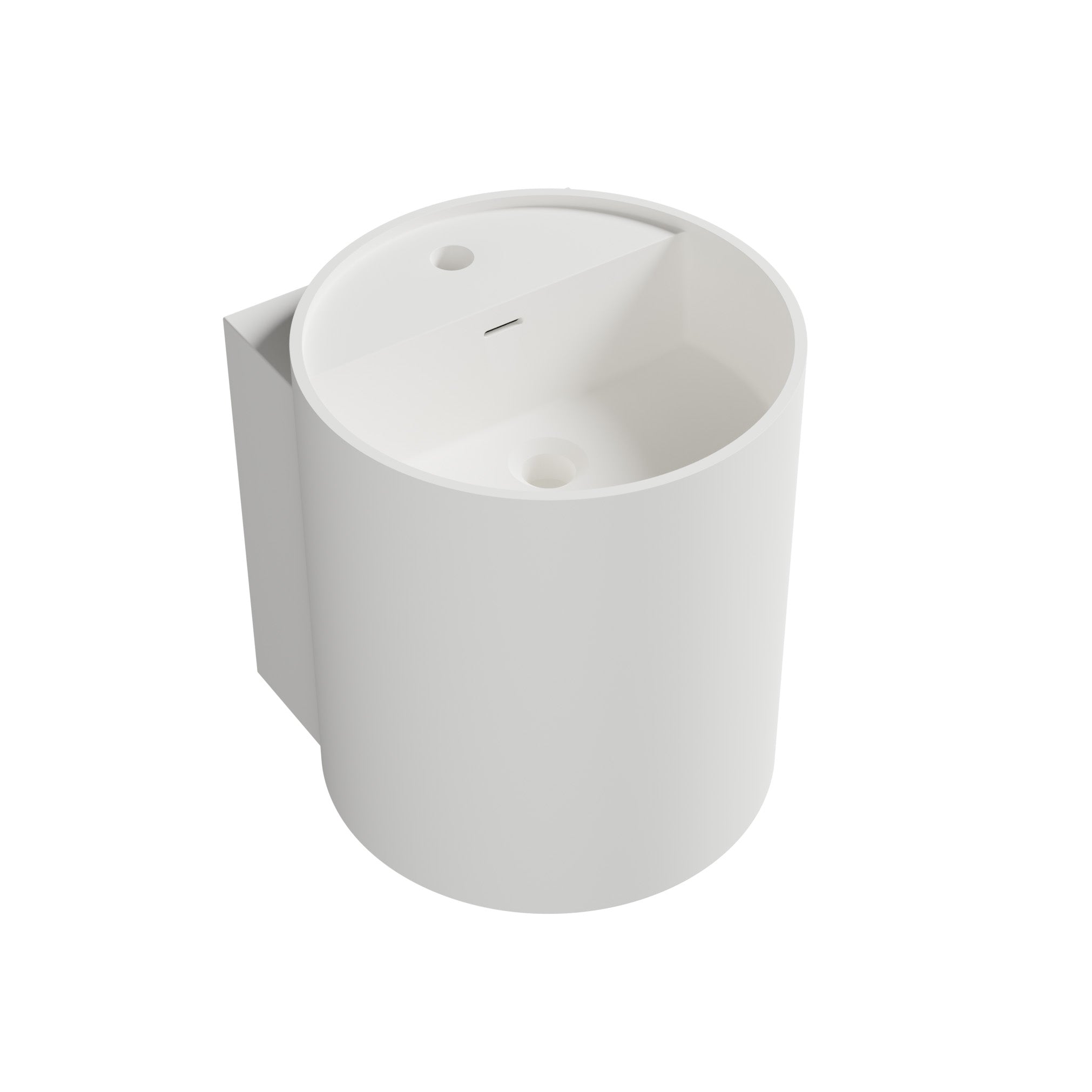 NT2440 Lavabo mural de fundición mineral