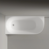 Bañera independiente NORA CORNER para ahorrar espacio