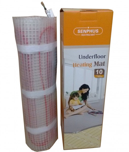 Calefacción por suelo eléctrico de 1 a 12 m² con tecnología TWIN 200 vatios