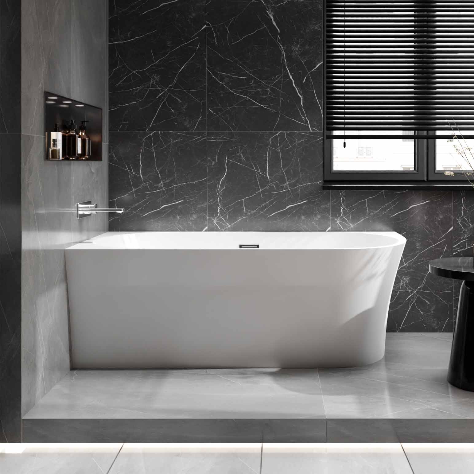 Bañera acrílica de esquina NOVA CORNER