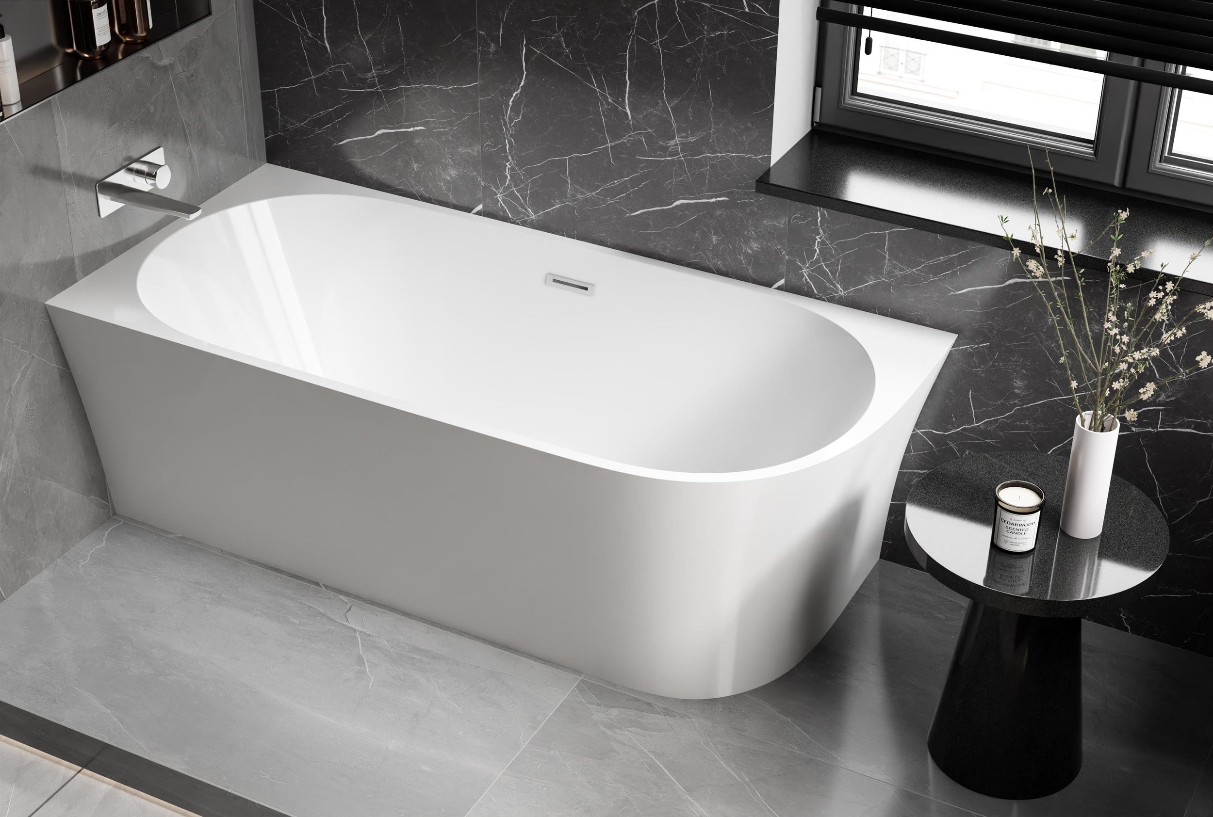 Bañera acrílica de esquina NOVA CORNER