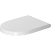 Duravit Asiento de WC universal con cierre amortiguado en blanco para Starck 3