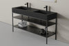 Consola metálica para lavabo 150S