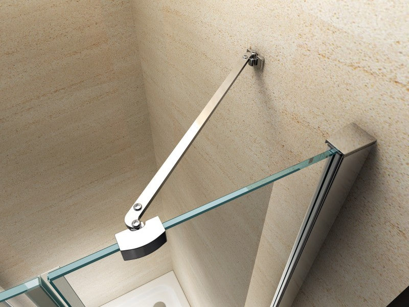 Ducha redonda EX406 con puerta giratoria