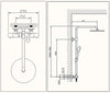 Columna de ducha de diseño termostato 4011 BASIC