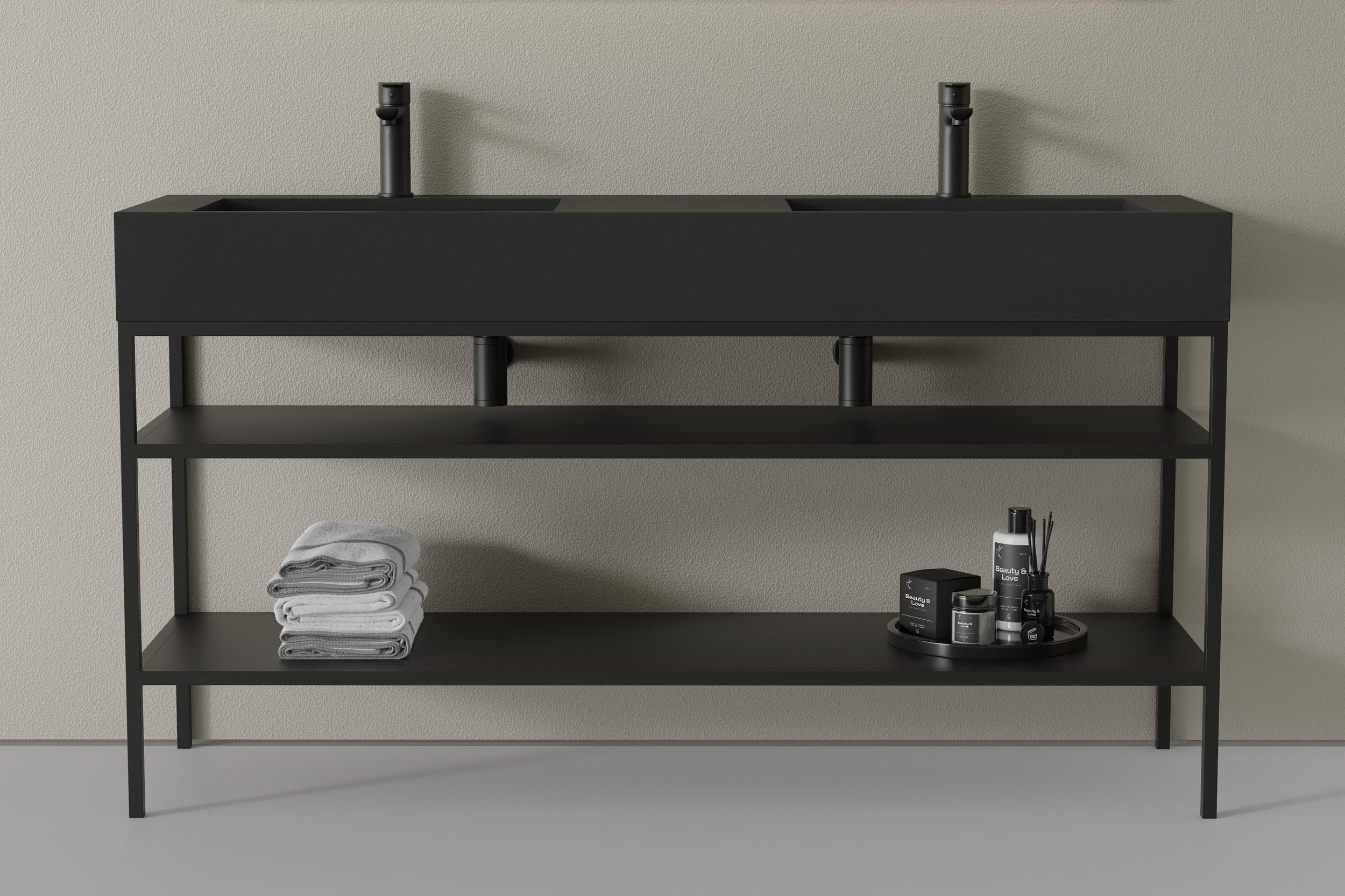 Consola metálica para lavabo 150S