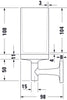 Duravit Starck T vaso para cepillos de dientes