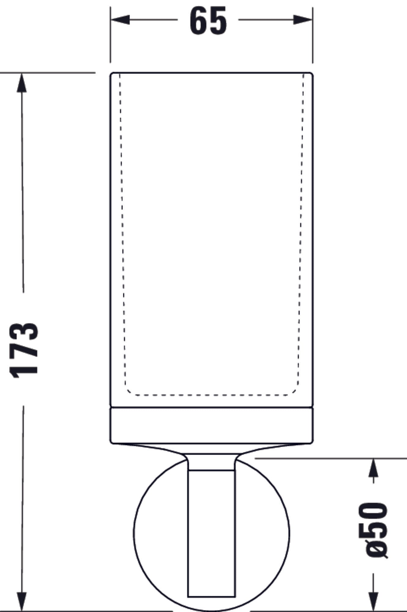 Duravit Starck T vaso para cepillos de dientes