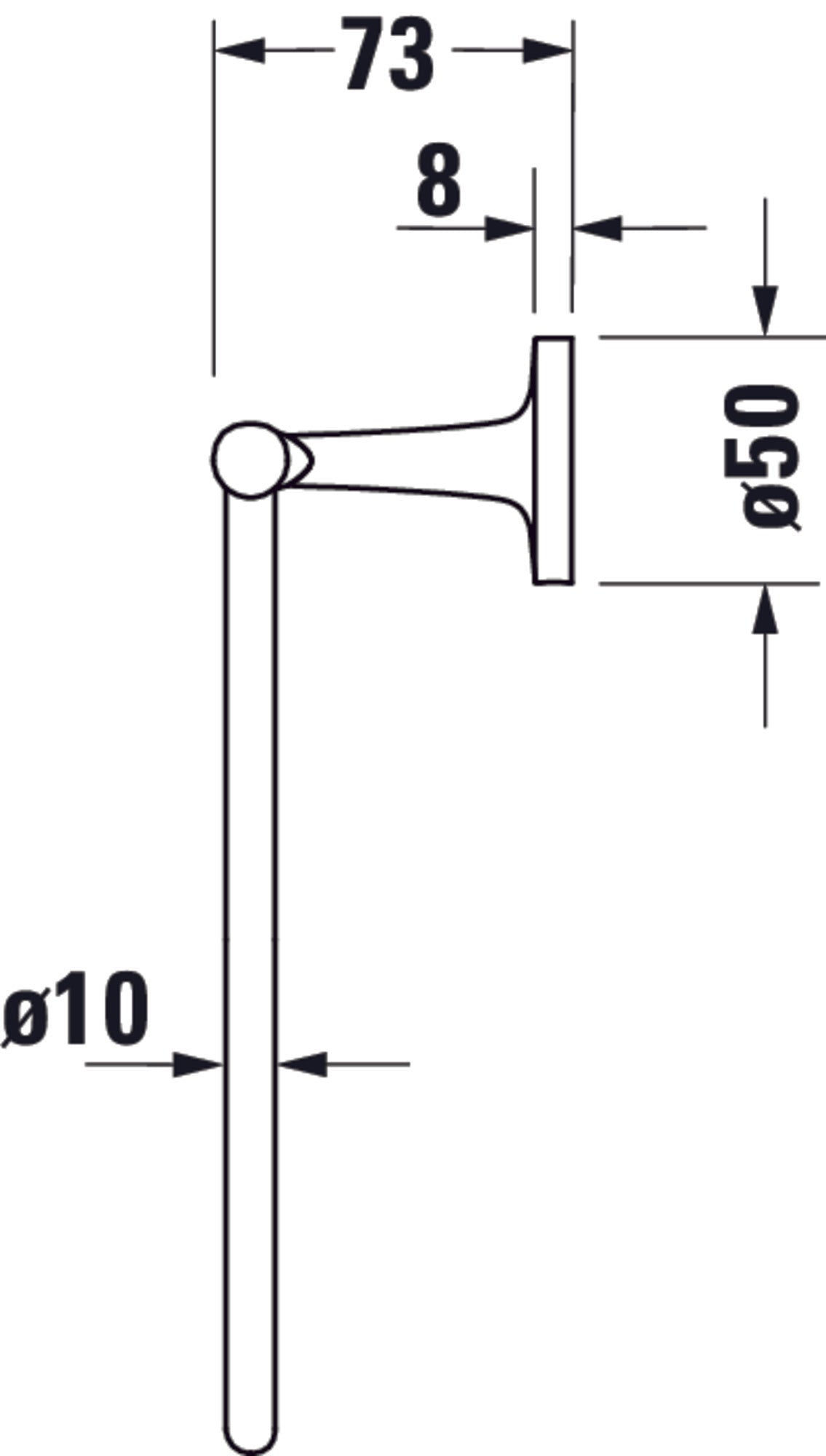Duravit Starck T aro para toallas
