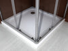 Mampara de ducha puertas correderas angulares EX506
