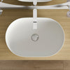 Lavabo sobre encimera Duravit Lagoa 60 cm, DuraCast Smooth - Blanco mate