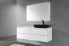 Mueble bajo lavabo ARCTIC 1200 Blanco Softtouch para lavabo sobre encimera