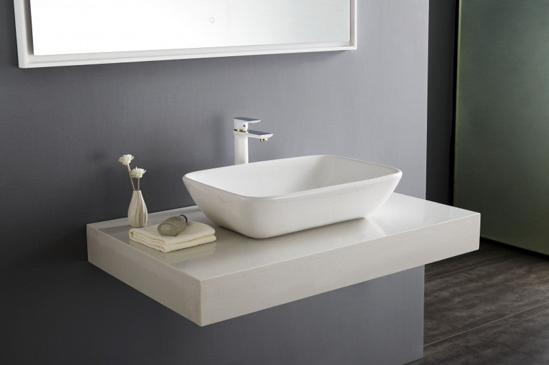 Lavabo para apoyar NT3155 - cerámica sanitaria - 58 x 38,5 cm