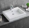 Lavabo de pared Lavabo de sobremesa BS6049 60 x 48 x 14cm 