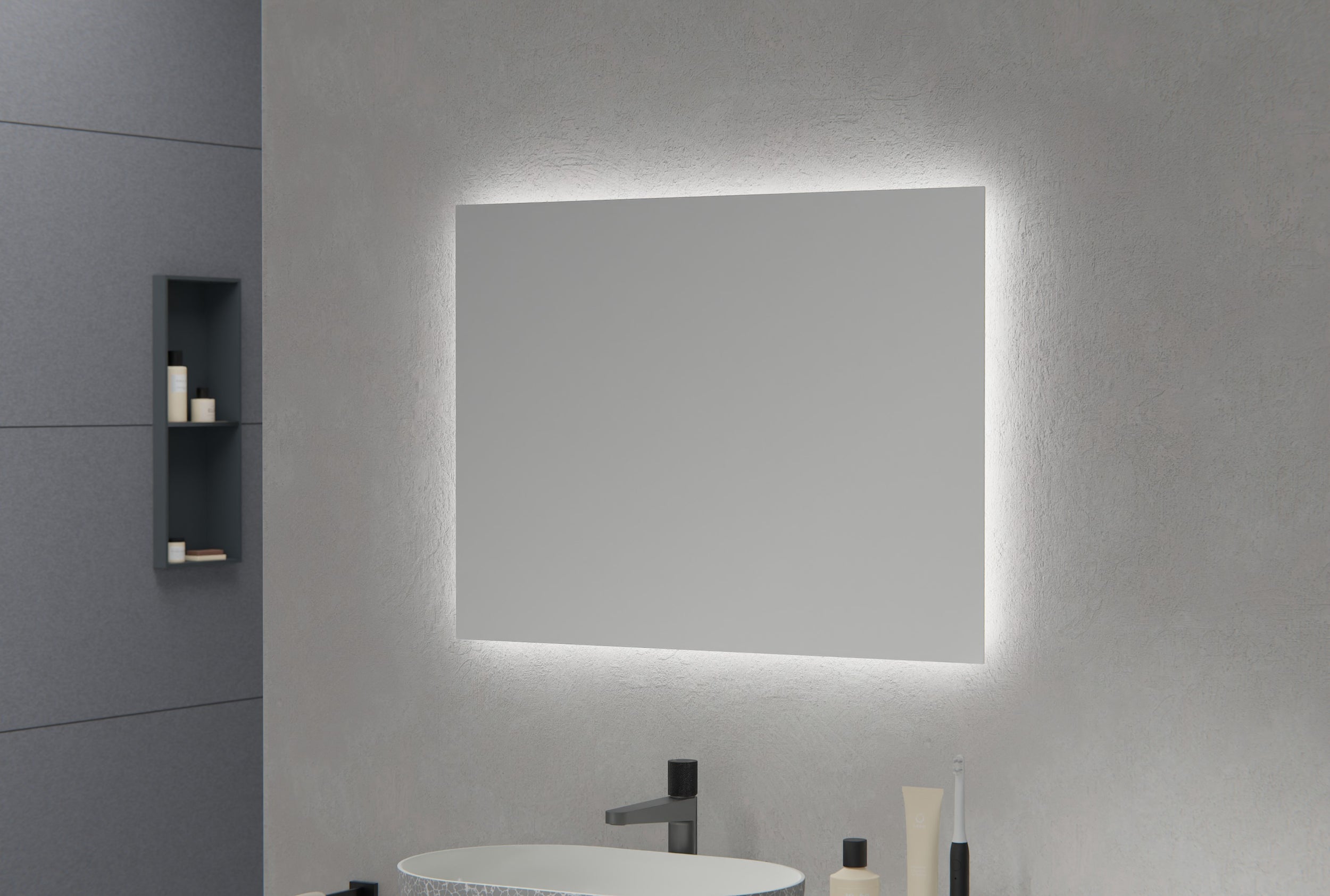 Espejo iluminado con LEDs para el baño 2137