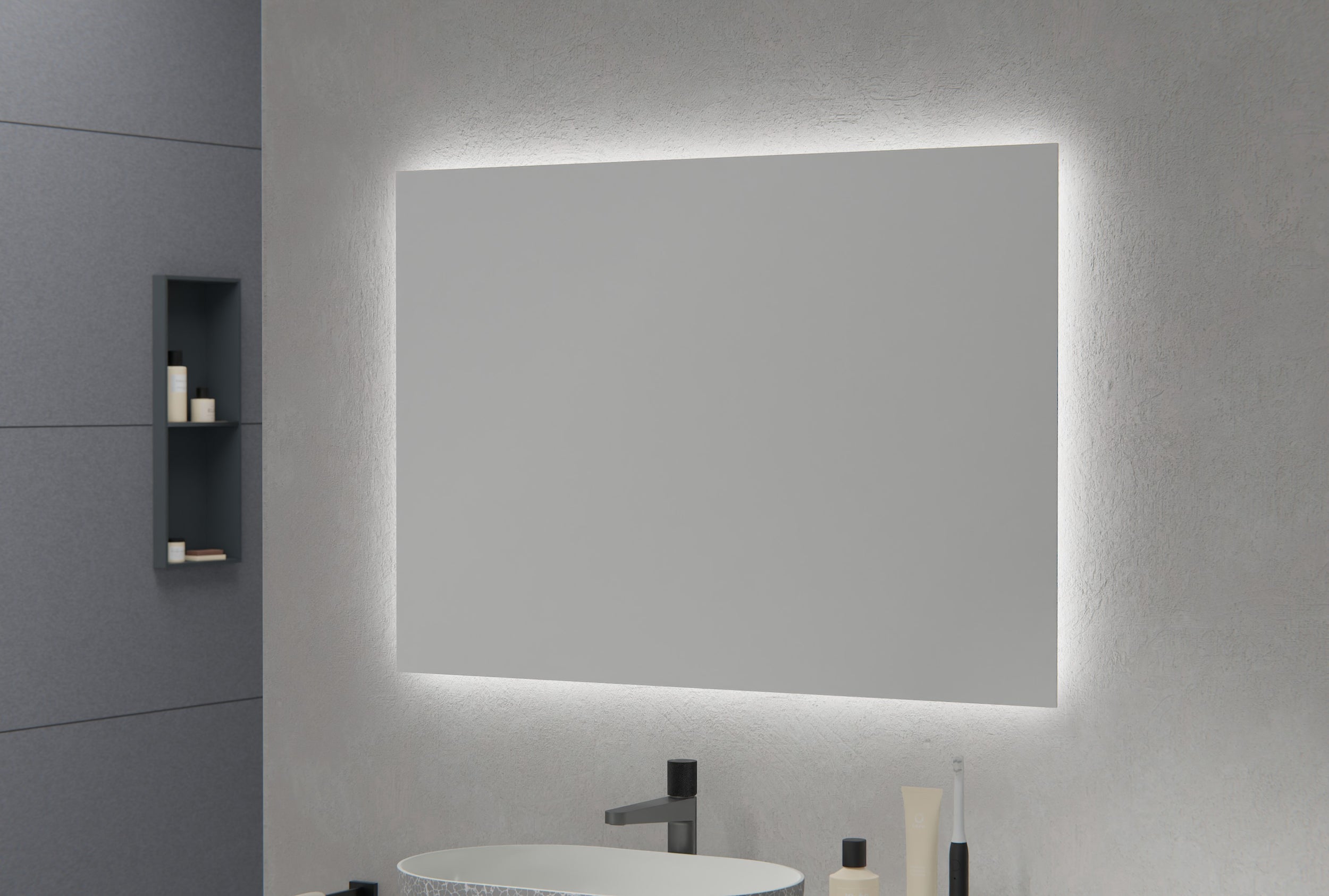 Espejo iluminado con LEDs para el baño 2137