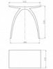Taburete de baño de lujo PB4001