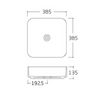 Lavabo sobre encimera KW6134