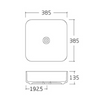 Lavabo sobre encimera KW6134