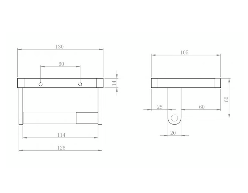 Portarrollos de papel higiénico SDLTPH