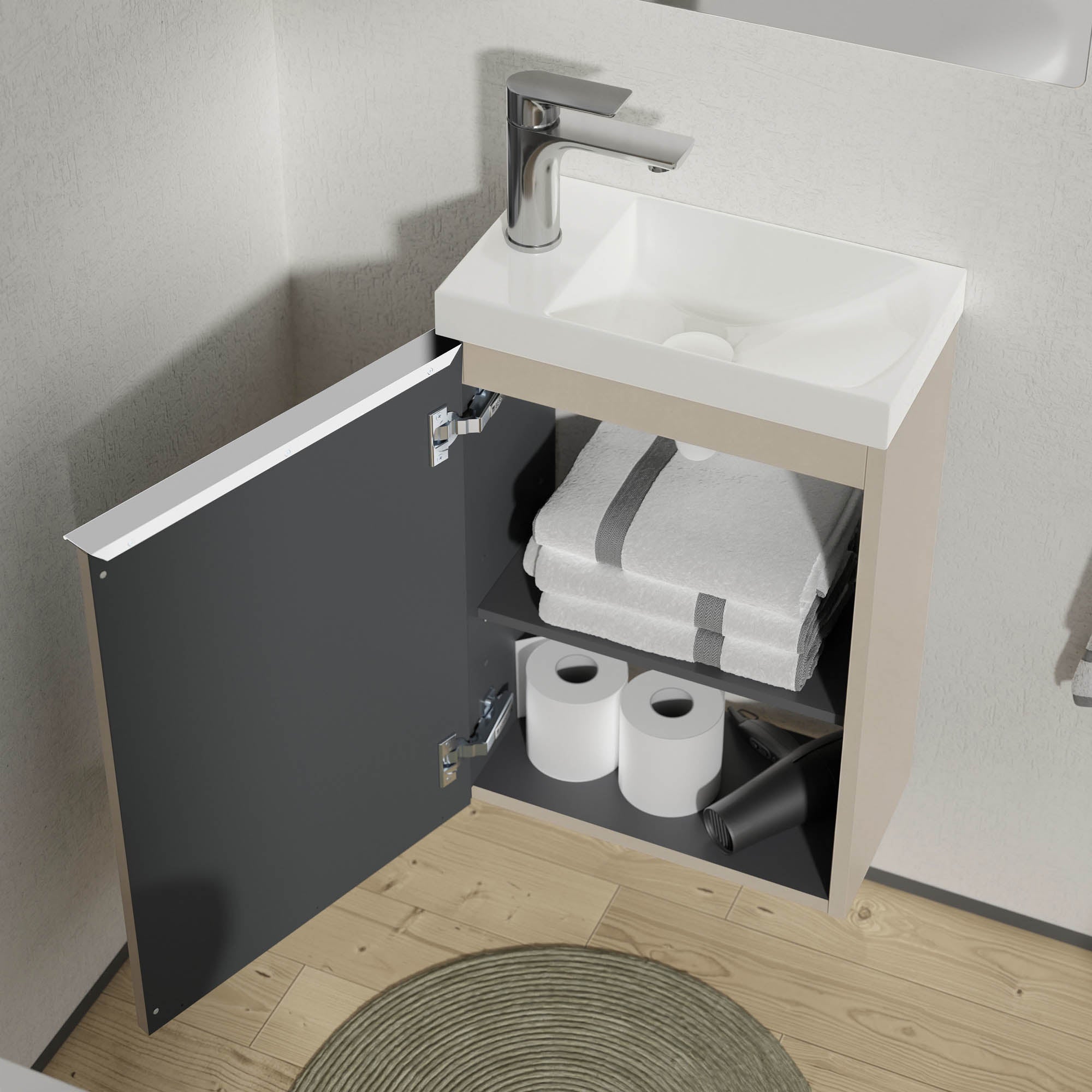 Mueble bajo lavabo LAVOA 40 cm