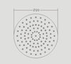 Ducha redonda DPG2025