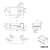 Lavabo mural PB2078