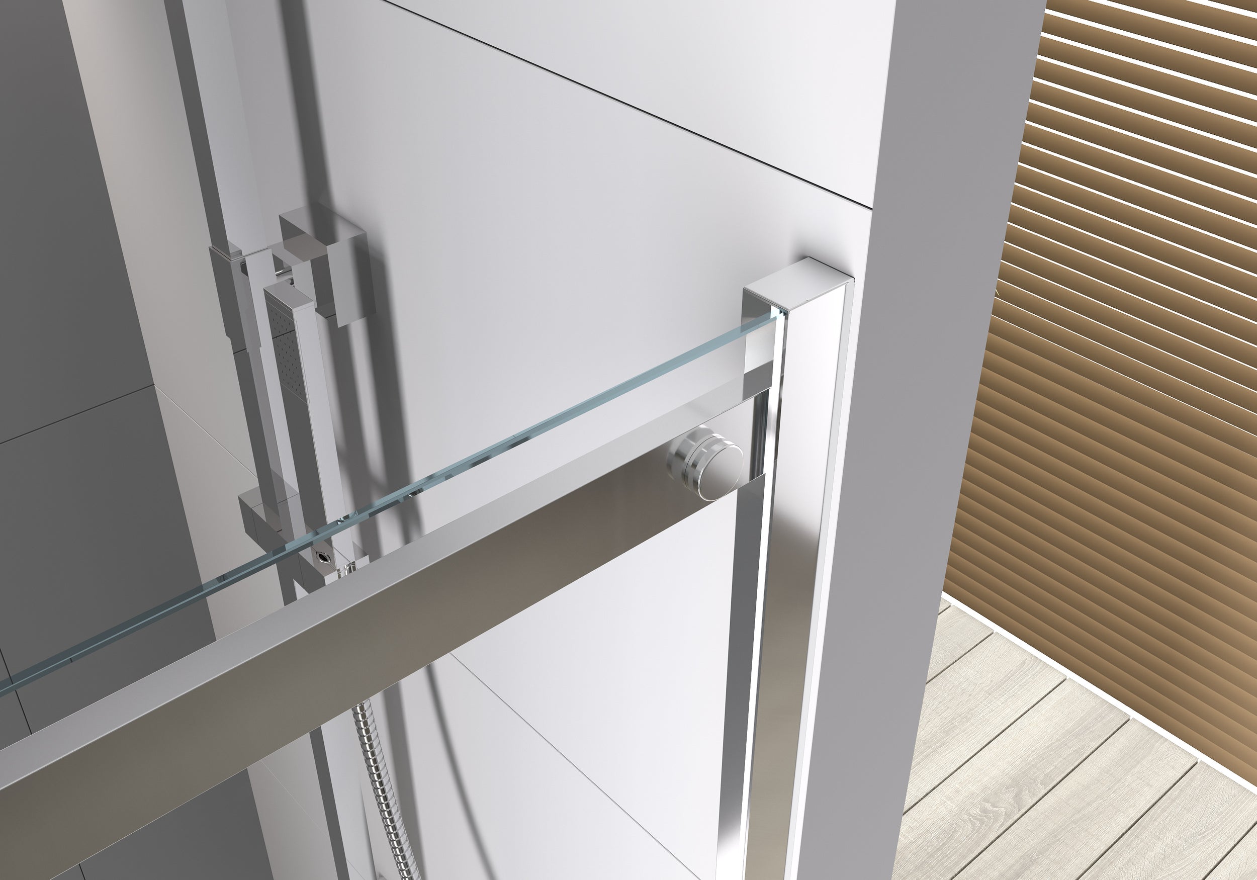 Ducha empotrada con puerta corredera DX806A FLEX
