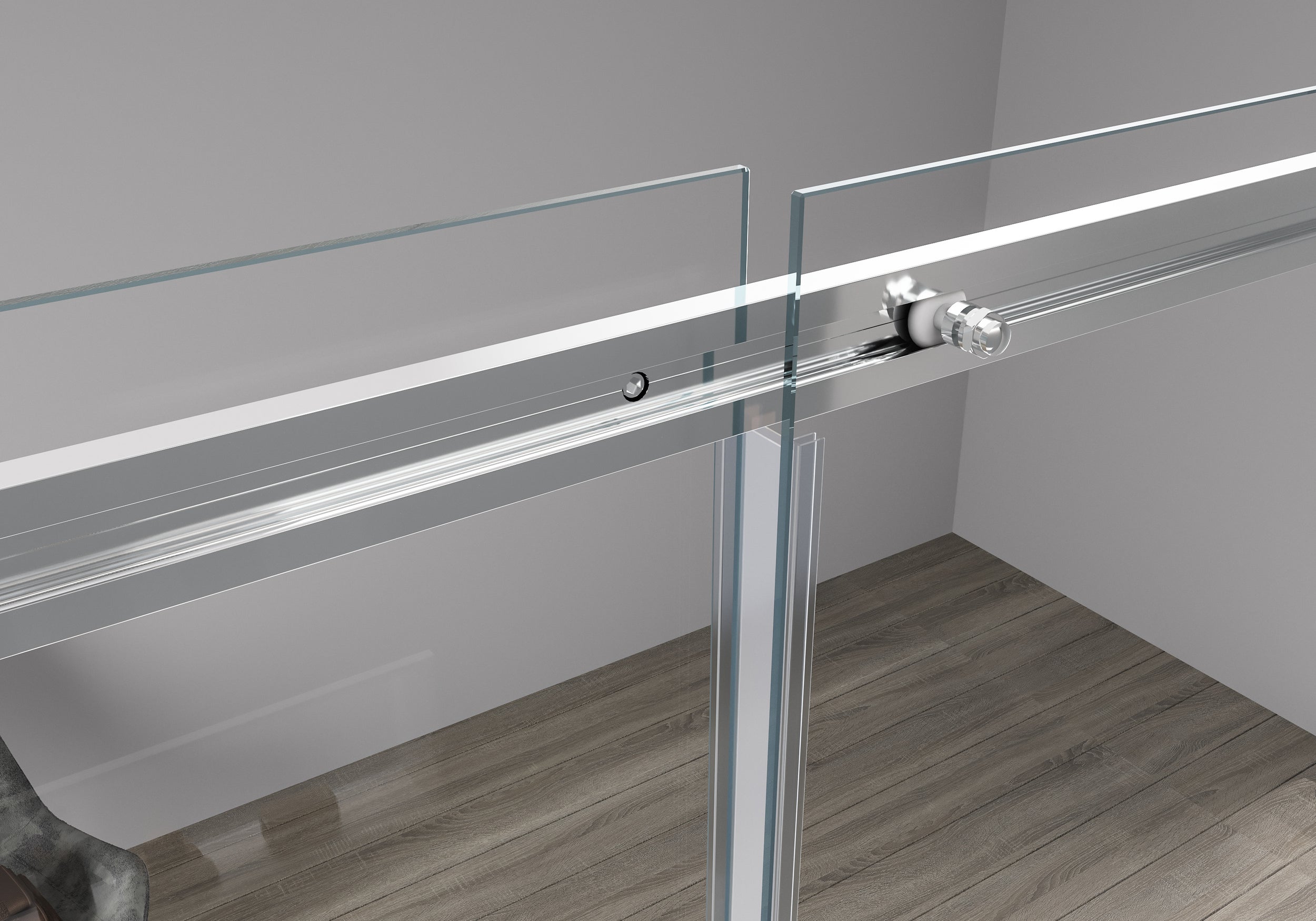 Ducha empotrada con puerta corredera DX806A FLEX