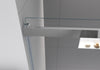 Mampara de ducha fija y puerta deslizante DX806A FLEX de cristal auténtico con tratamiento Nano - se puede seleccionar la anchura