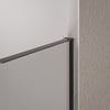 Mampara de ducha Walk-in Cristal nano transparente de 10 mm EX102 - 1 pared de cristal con perfil de acero inoxidable cromado - anchura seleccionable